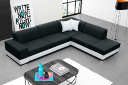 Narożnik rozkładany Darco w tkaninie Inari-91 i Soft 17, wersja prawa, nowoczesny design