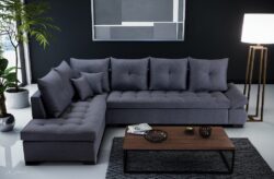 Narożnik nierozkładany Lord w tkaninie Inari-94, lewostronny, klasyczny design do salonu