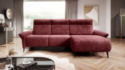 Stylowa sofa Stelvio Aphrodite w nowoczesnym salonie, dostępna w sklepie Meble Wawrzyniak
