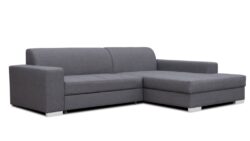 Narożnik rozkładany Mistral w tkaninie Sawana-05 w nowoczesnym salonie