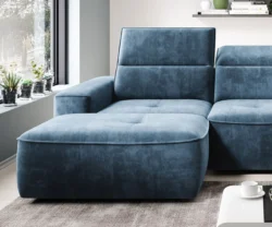 Nowoczesna sofa Colombo Mini w szarym kolorze na jasnym tle w sklepie Meble Wawrzyniak