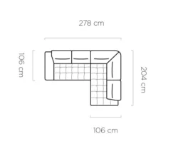 Nowoczesna sofa tapicerowana w jasnym salonie z drewnianą podłogą i dużym oknem