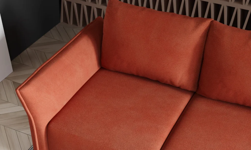 Narożnik rozkładany Luis w tkaninie Onega-18 z funkcją spania i pojemnikiem na pościel