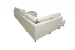 Narożnik U rozkładany Adonis IV w tkaninie Magic Velvet-2250 w nowoczesnym salonie