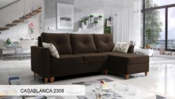 Narożnik rozkładany Torsten w tkaninie Casablanca-2312, nowoczesny mebel wypoczynkowy w stylu skandynawskim