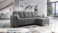 Narożnik rozkładany Torsten w tkaninie Casablanca-2312 o nowoczesnym skandynawskim designie