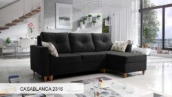Narożnik rozkładany Torsten w tkaninie Casablanca-2312, nowoczesny mebel wypoczynkowy o skandynawskim stylu