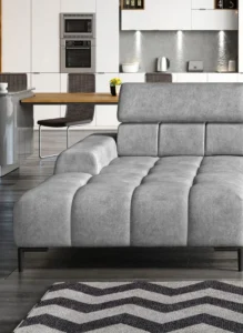Stylowa sofa Plaza Mini w nowoczesnym wnętrzu, dostępna w sklepie Meble Wawrzyniak