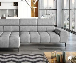 Nowoczesna sofa Plaza Mini w jasnym kolorze, idealna do stylowego salonu