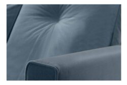 Nowoczesna sofa Bragi w jasnoszarym kolorze w stylowym, jasnym wnętrzu salonu
