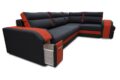 Narożnik rozkładany Assan w tkaninie Inari-100 w nowoczesnym salonie