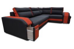 Narożnik rozkładany Assan w tkaninie Inari-100 w nowoczesnym salonie