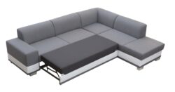 Narożnik rozkładany Darco w tkaninie Inari-91 i Soft 17, stylowy mebel do przestronnego wnętrza