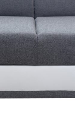 Narożnik rozkładany Darco tapicerowany tkaniną Inari-91 i Soft 17 w nowoczesnym salonie