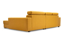Narożnik rozkładany Mexico de Lux w tkaninie Malmo-41, prawostronny, nowoczesny design