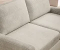 Sofa rozkładana Tino 120 w tkaninie Poso-100 z funkcją spania i włoskim systemem rozkładania