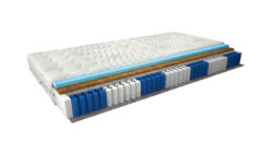 Materac Multipocket Anella Aloe Vera 120x200 z pokrowcem z wyciągiem z liści aloe vera