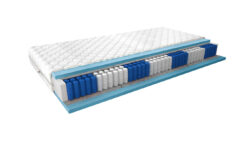 Materac Multipocket Apollo Medicott Silver 120x200 z pokrowcem antyalergicznym i sprężynami multipocket