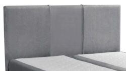 Nowoczesne tapicerowane łóżko Box Spring Velvet 160x200 w eleganckim welurowym wykończeniu z pojemnikami na pościel