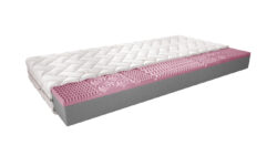 Materac piankowy Lauren Silk 120x200 z pokrowcem typu Silk, zapewniający komfortowy i zdrowy sen
