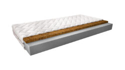Materac piankowy Luna Silk 120x200 z pokrowcem typu Silk, zapewniający komfort i zdrowy sen