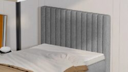 Łóżko tapicerowane Maya 100x200 w nowoczesnym stylu z tkaniną do wyboru na stronie Meble Wawrzyniak