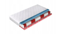 Materac kieszeniowy Multipocket Eco Marin 120x200 cm średnio twardy z pianką termoelastyczną
