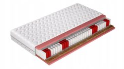Materac kieszeniowy Pocket Kokos 70x200 cm z 7 strefami komfortu i matą kokosową, dostępny w sklepie Meble Wawrzyniak