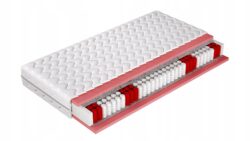 Materac kieszeniowy Pocket Plus 90x200 cm z 7 strefami komfortu i pokrowcem Mewa