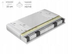 Materac multipocket Magic Calm 90x200 z pianką termoelastyczną i antyalergicznym pokrowcem