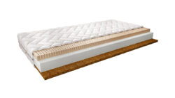 Materac lateksowy Mokka Silk 120x200 z pokrowcem typu Silk, zapewniający komfort i trwałość