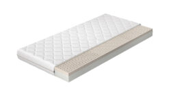 Materac lateksowy Moska hipoalergiczny 120x200 cm o średniej twardości z pokrowcem do prania