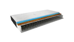 Materac bonellowy Ola Cashmere 120x200 z pokrowcem cashmere i velvet w kolorze czarnym