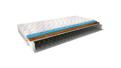 Materac bonellowy Ola Silk 120x200 z pokrowcem typu Silk, zapewniający komfortowy i zdrowy sen