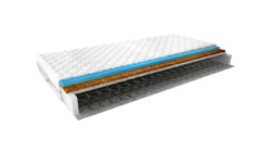 Materac bonellowy Ola Medicott Silver 120x200 cm z pokrowcem antyalergicznym i antygrzybicznym