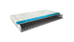 Materac bonellowy Olivia Aloe Vera 120x200 z warstwą pianki HR i pokrowcem z wyciągiem z liści aloe vera