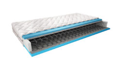 Materac bonellowy Orsola Silk 120x200 z pokrowcem typu Silk, średniotwardy, komfortowy i hipoalergiczny