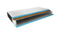 Materac bonellowy Oslo Cashmere 120x200 z pokrowcem cashmere velvet w kolorze czarnym