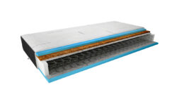 Materac bonellowy Oslo Cashmere 120x200 z pokrowcem cashmere velvet w kolorze czarnym