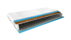 Materac bonellowy Oslo Medicott Silver 120x200 z pokrowcem antyalergicznym i pianką T2542