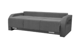 Sofa Aliss rozkładana z funkcją spania i pufem w tkaninie Casablanca-2315