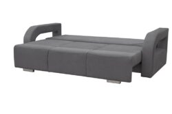 Sofa Aliss rozkładana z funkcją spania i pufem w tkaninie Casablanca-2315, nowoczesny design