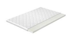 Topper piankowy T25 hipoalergiczny 120x200 cm na łóżku poprawiający komfort snu