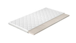 Topper lateksowy hipoalergiczny 120x200 cm na materac poprawiający komfort snu