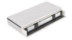 Materac kieszeniowy Unique Zoom 70x200 cm z pokrowcem antybakteryjnym typu Silver