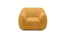 Fotel Teddy mini w tkaninie Lapid-68, wygodny i ergonomiczny mebel do pokoju dziecięcego