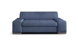 Kanapa nierozkładana Porto 2 w tkaninie Soft 17, nowoczesny design, dwumiejscowa sofa
