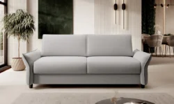 Sofa rozkładana Canto 120 w tkaninie Onega-8, nowoczesny design z miękkimi podłokietnikami i funkcją spania