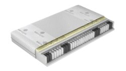Materac Multipocket Magic Calm 70x200 z siedmioma strefami twardości i pianką termoelastyczną Visco