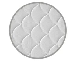 Nakładka dwustronna 4 cm Topper Moon 80x200 cm z pianki wysokoelastycznej i zdejmowanym pokrowcem